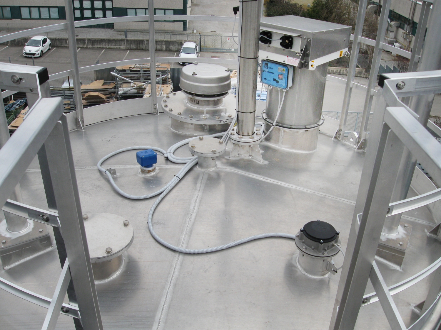 KCS siló túltöltés-védelmi rendszer